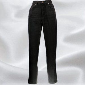 LONDONJEAN Black Relax Low to Mid-Rise Fit Jean in Size 8